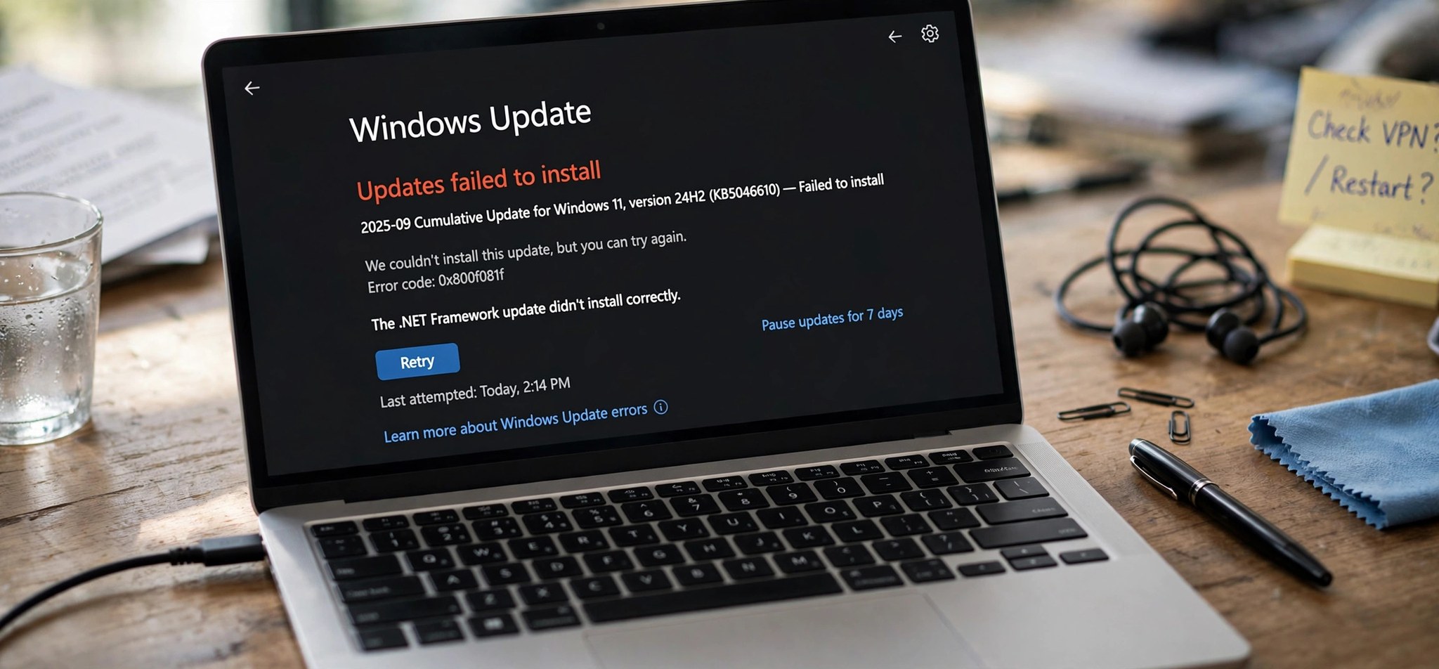 0x80070422 Windows Update Error: 6 Quick Fixes