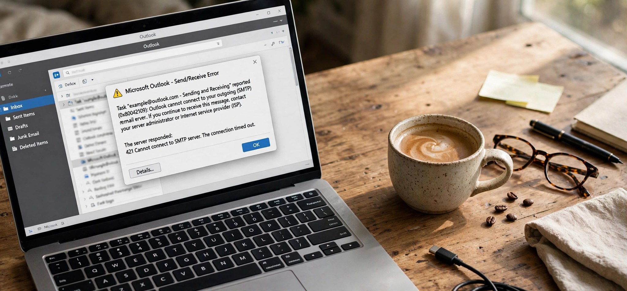 Outlook Error 0x80042109: 6 SMTP Fixes